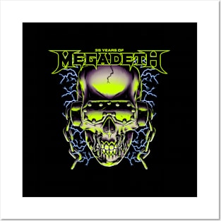 Megadeth Â€“ 35 Years Of Vic Posters and Art